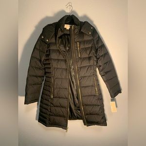 MICHAEL KORS Black DOWN Long Puffer Jacket / Parka 🖤✨